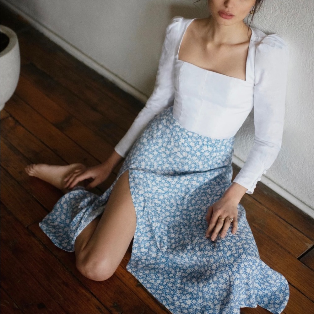 NWT Reformation Zoe skirt size 0